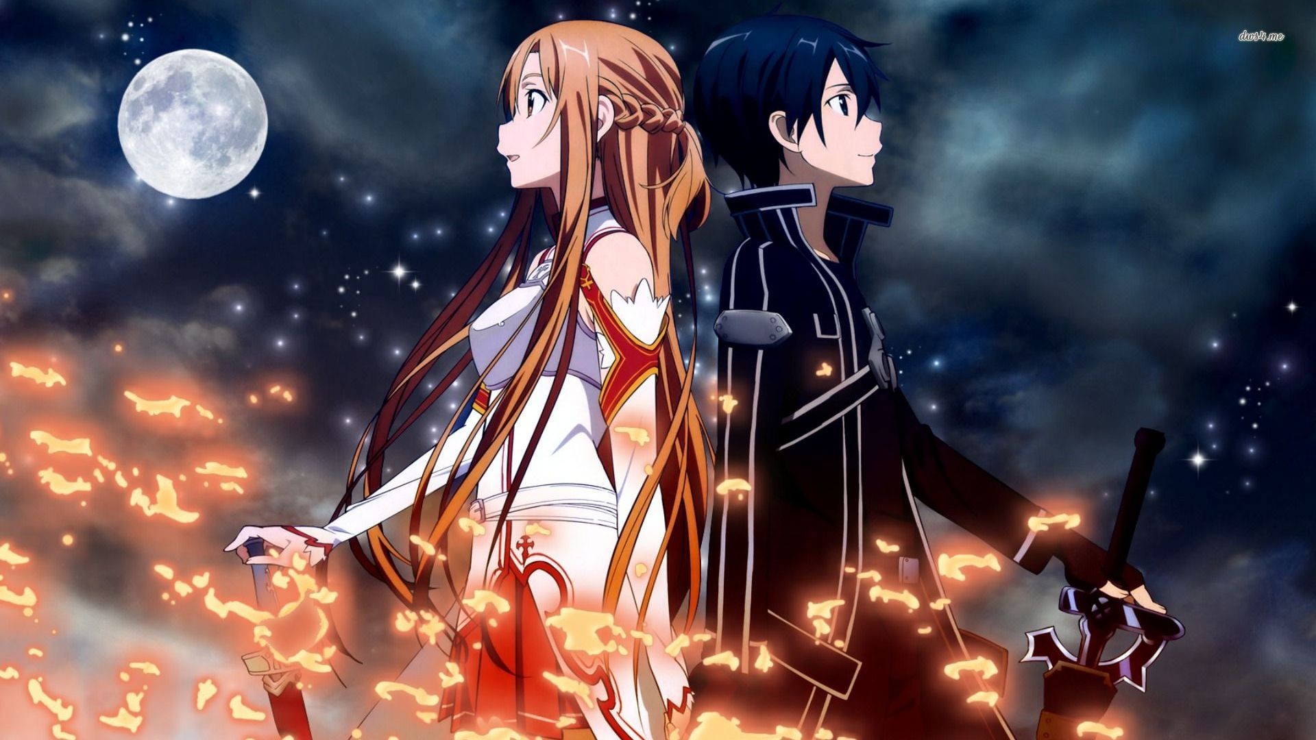 Yuuki Asuna Kirito Kiss Wallpapers - Kirito And Asuna Wallpaper 4k - HD Wallpaper 