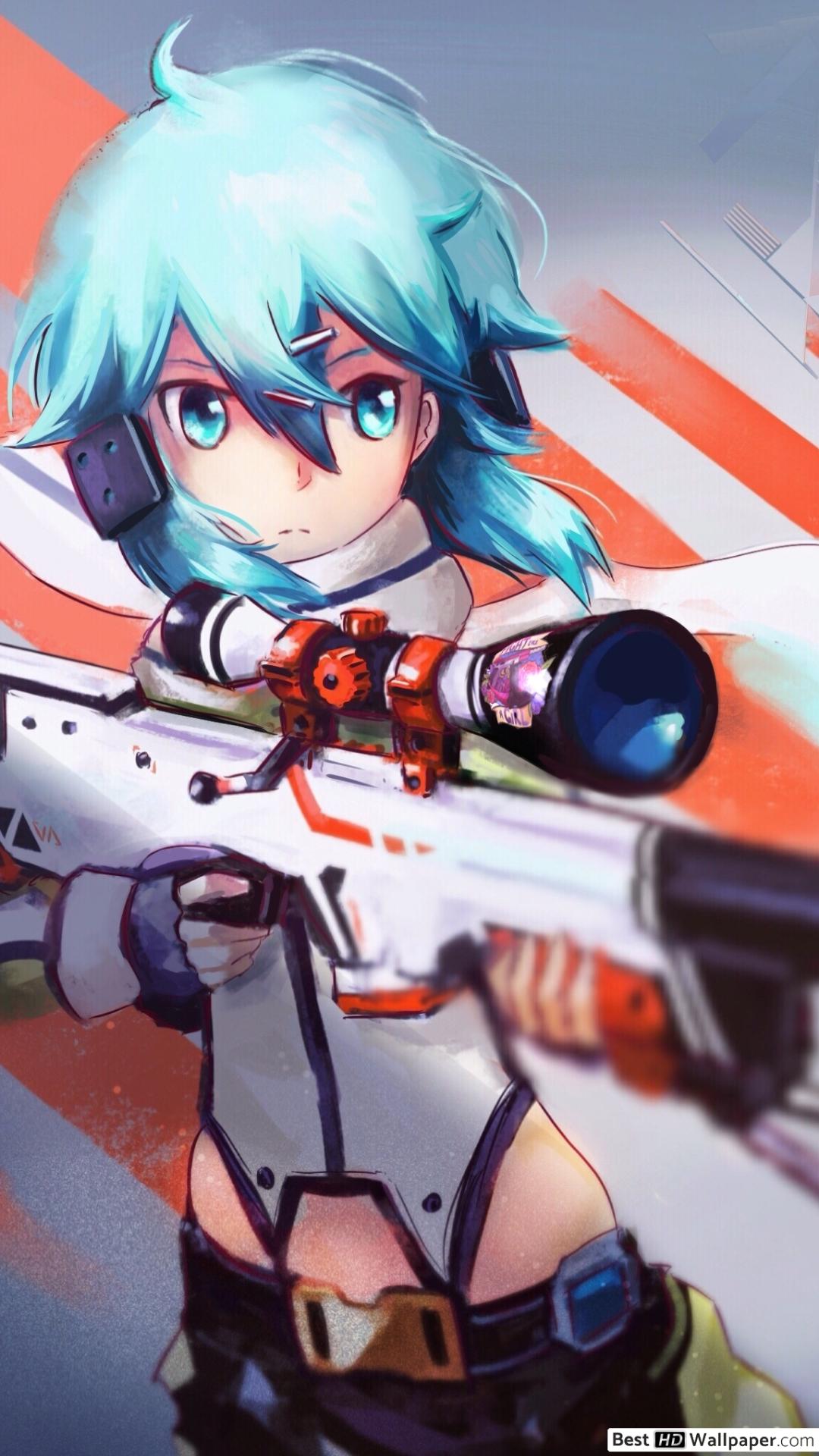 Sinon Awp Asiimov - HD Wallpaper 