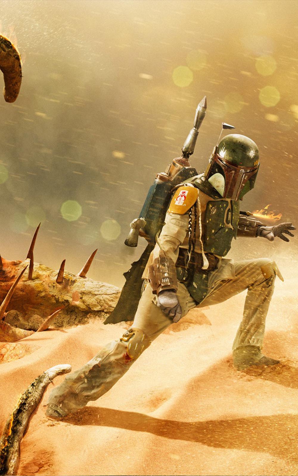 Boba Fett Escapes Sarlacc Pit - HD Wallpaper 