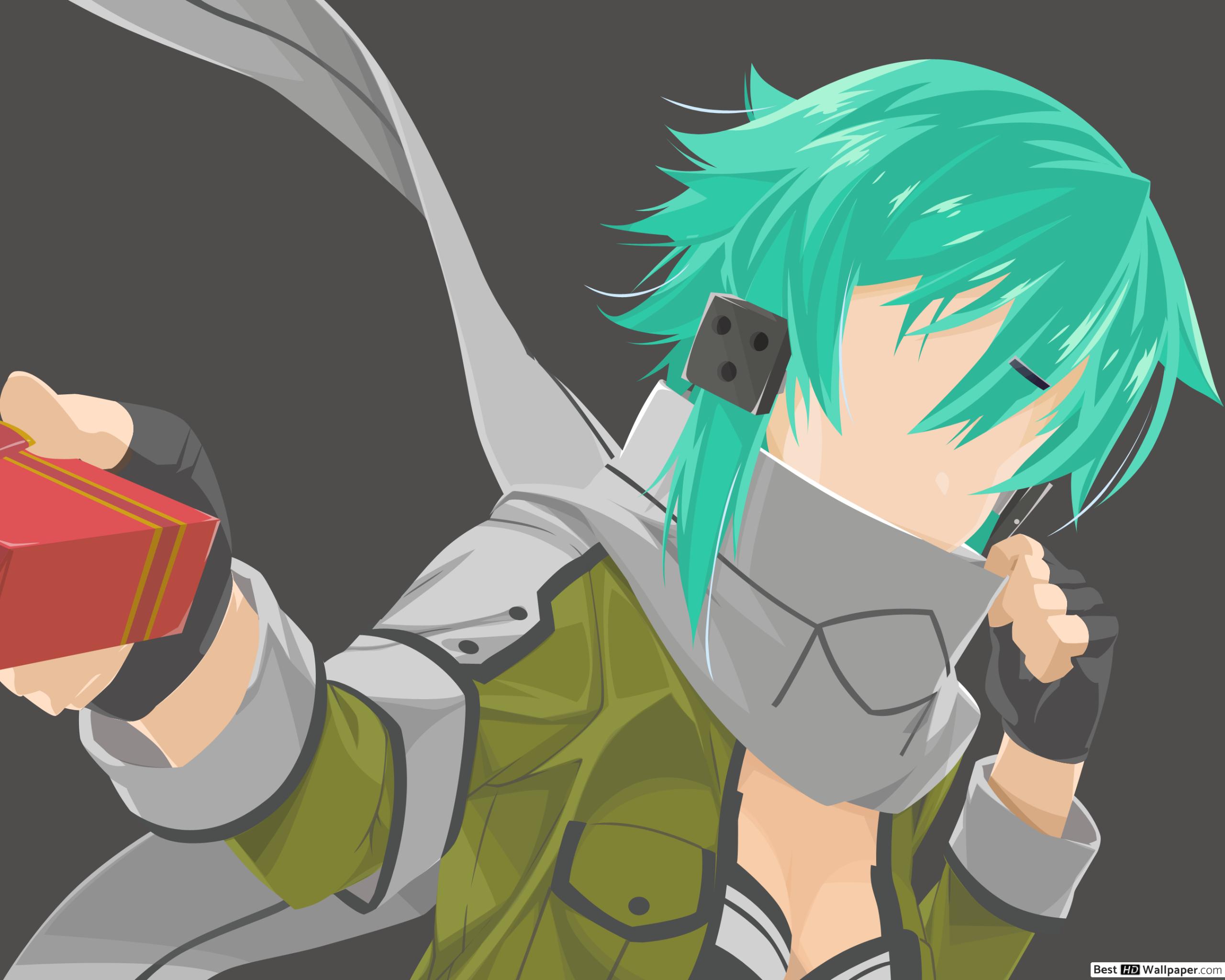Sinon Minimalist - HD Wallpaper 