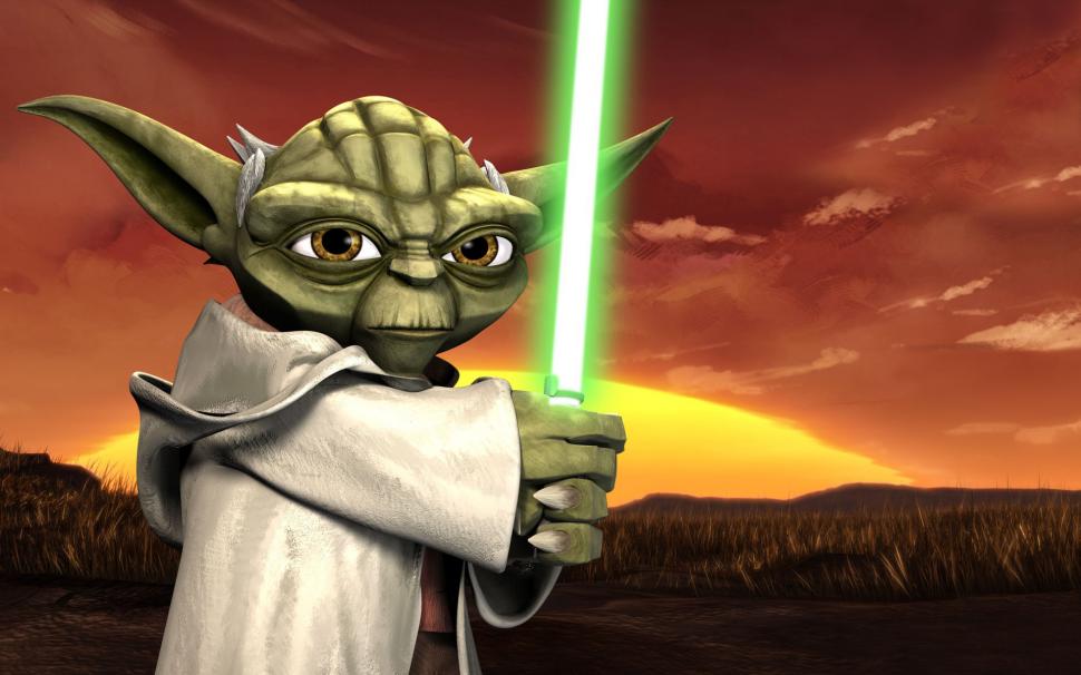 Star Wars Yoda Hd Wallpaper,movies Hd Wallpaper,star - Star Wars The Clone Wars - HD Wallpaper 