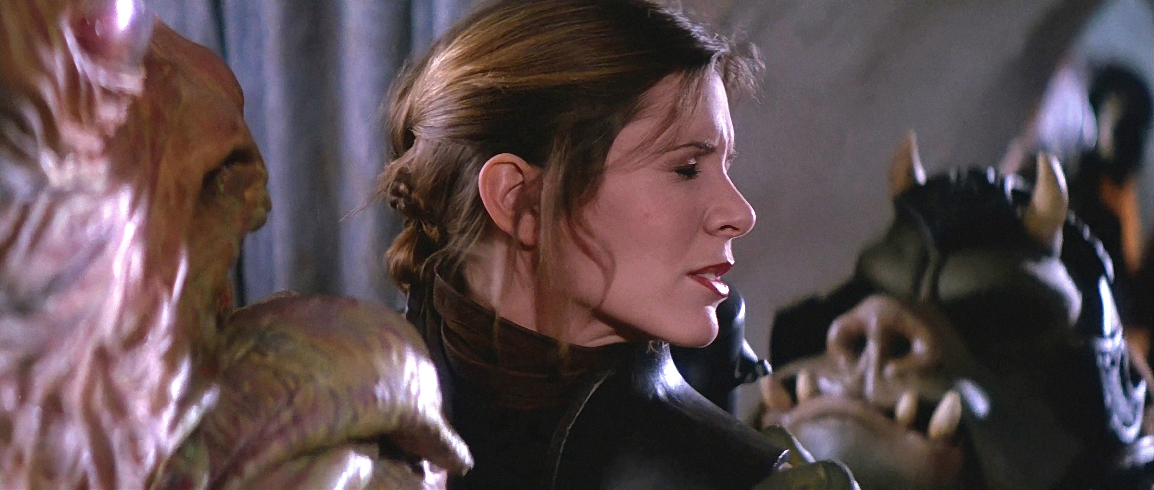Return Of The Jedi Star Wars Jabba Kisses Leia 3840x1632 Wallpaper teahub.io