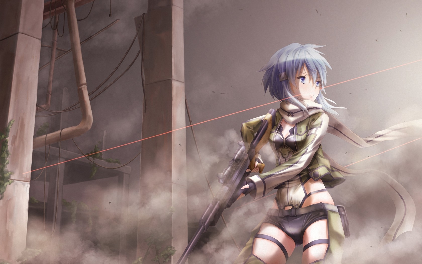 Wallpaper - Asada Shino Sword Art Online - HD Wallpaper 