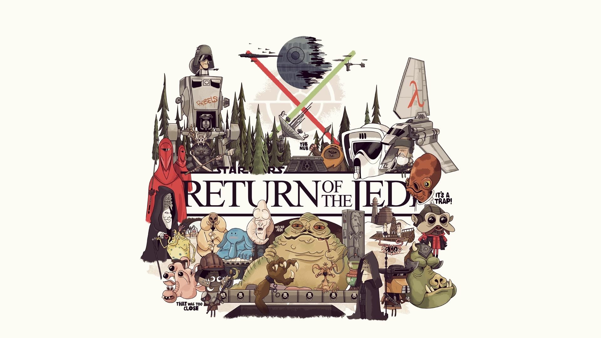 Star Wars Return Of The Jedi Fan Poster - HD Wallpaper 