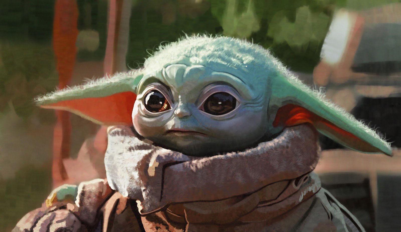 Baby Yoda Wallpaper - Baby Yoda Wallpaper 4k - HD Wallpaper 