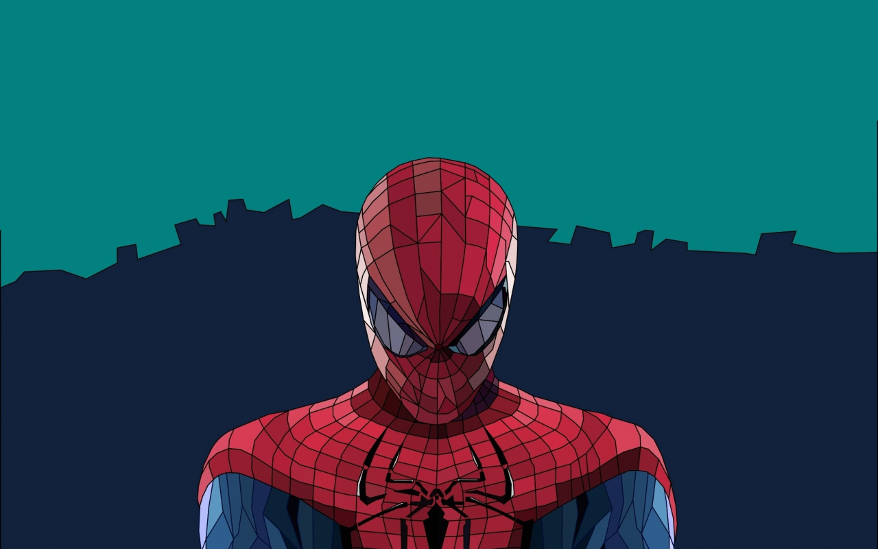 Spider-man, Low Poly, Art, Wallpaper - Spiderman Phone Wallpaper Hd - HD Wallpaper 