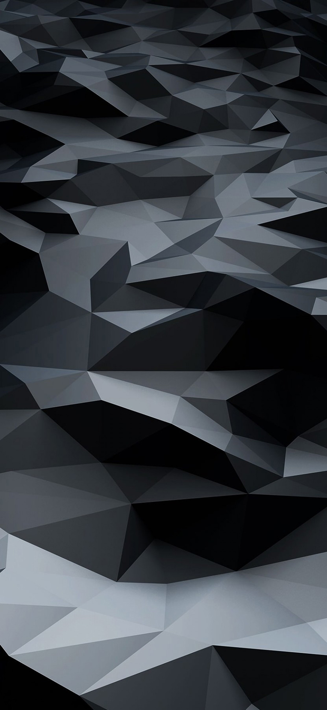 Black Low Poly Art - HD Wallpaper 