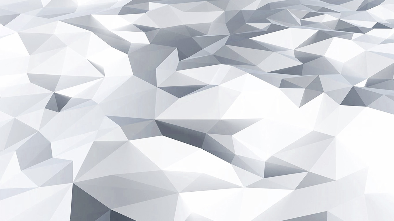 Low Poly Wallpaper White - HD Wallpaper 