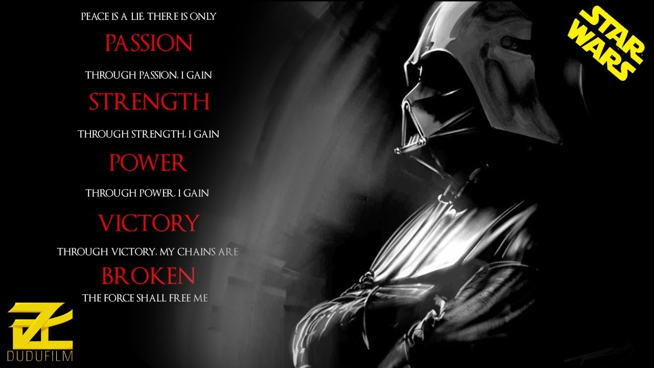 Sith Code Darth Vader - HD Wallpaper 