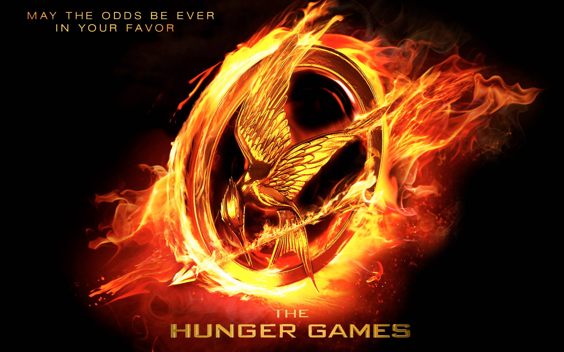 Hunger Games Mockingjay Pin On Fire - HD Wallpaper 