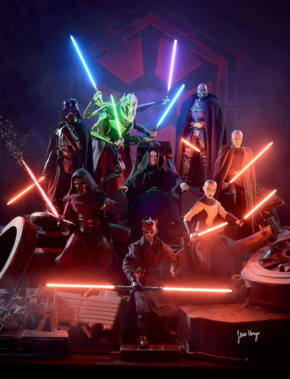 Bad Guys Red Lightsaber - HD Wallpaper 