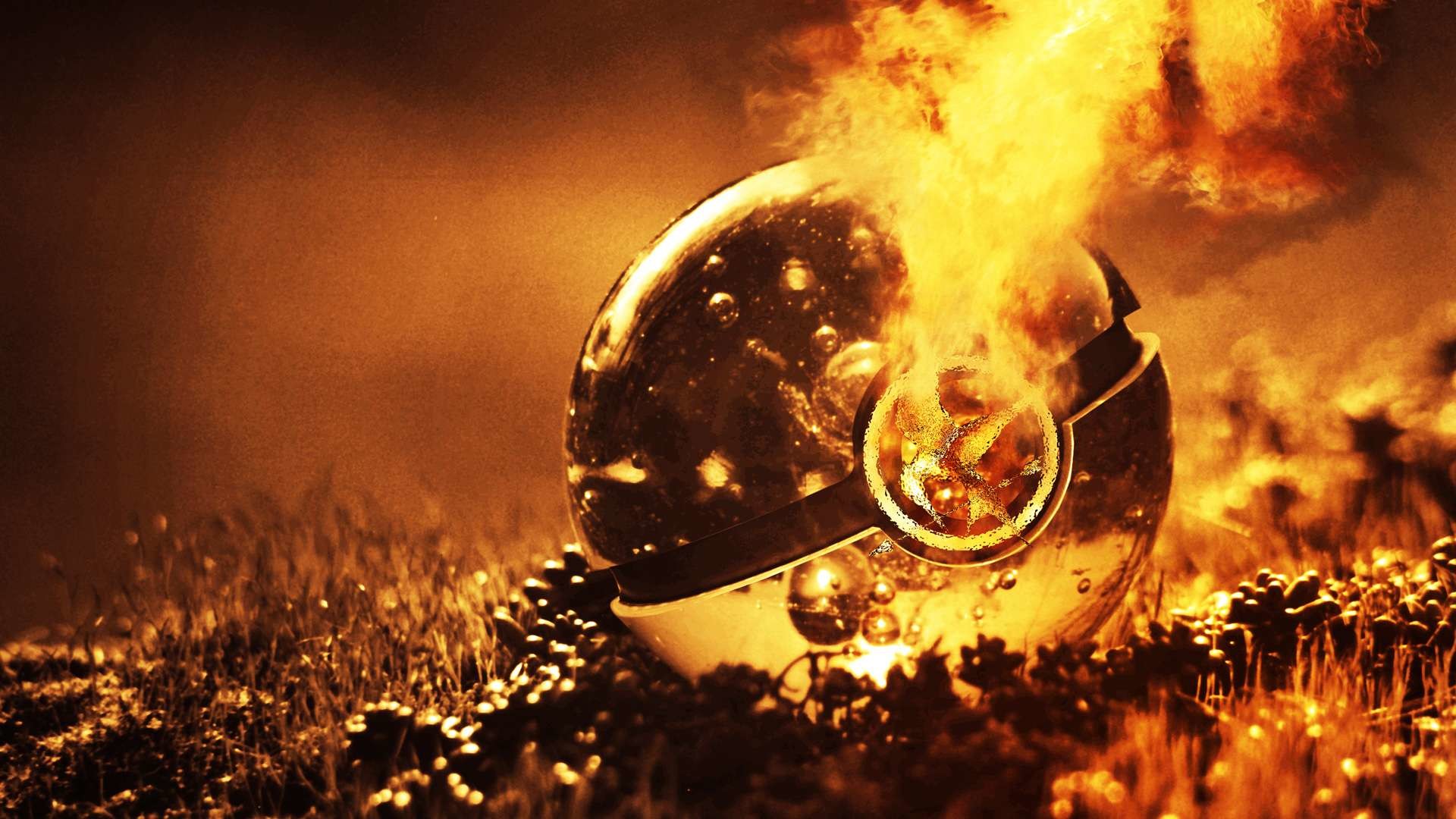The Hunger Games Pokeball Hd Wallpaper - Pokeball Hd - HD Wallpaper 
