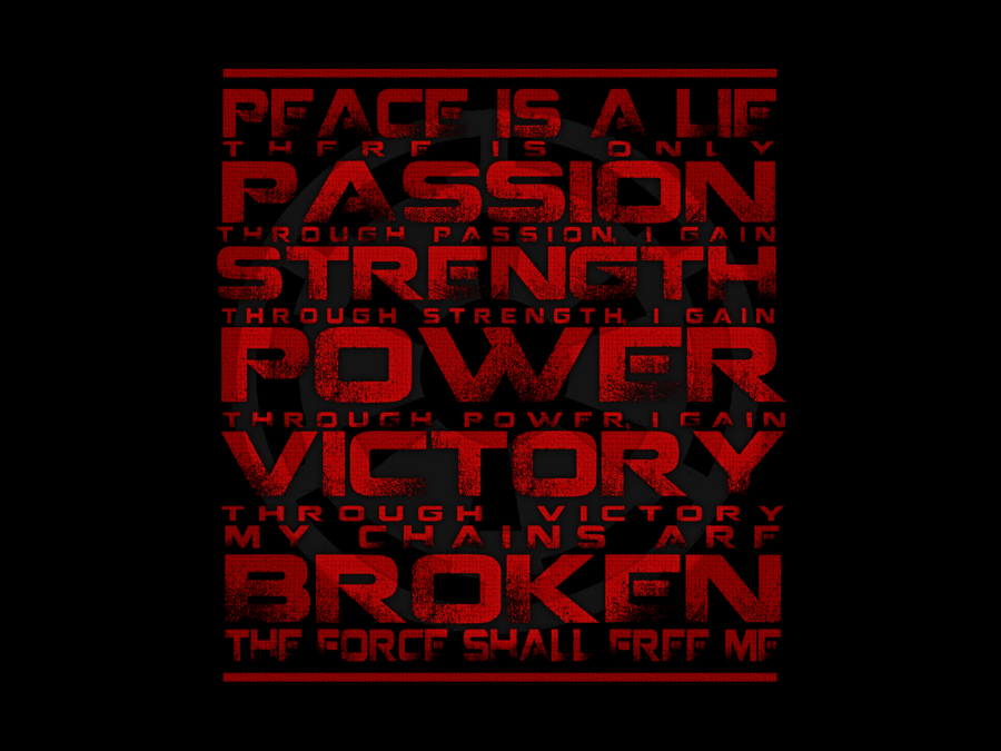 Sith Code - HD Wallpaper 