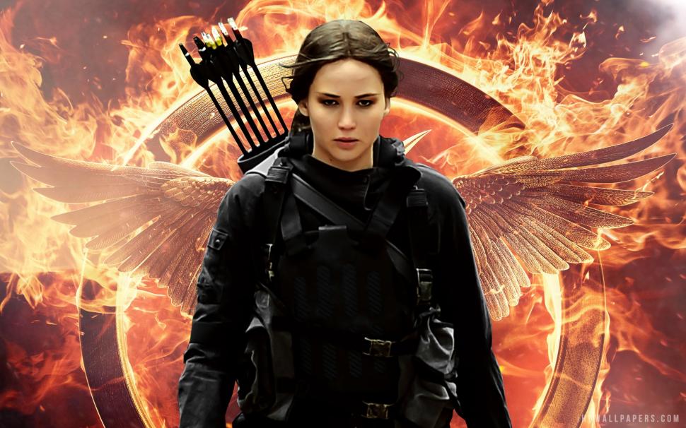 Jennifer Lawrence In The Hunger Games Mockingjay Part - Jennifer Lawrence In Hunger Games Mockingjay - HD Wallpaper 