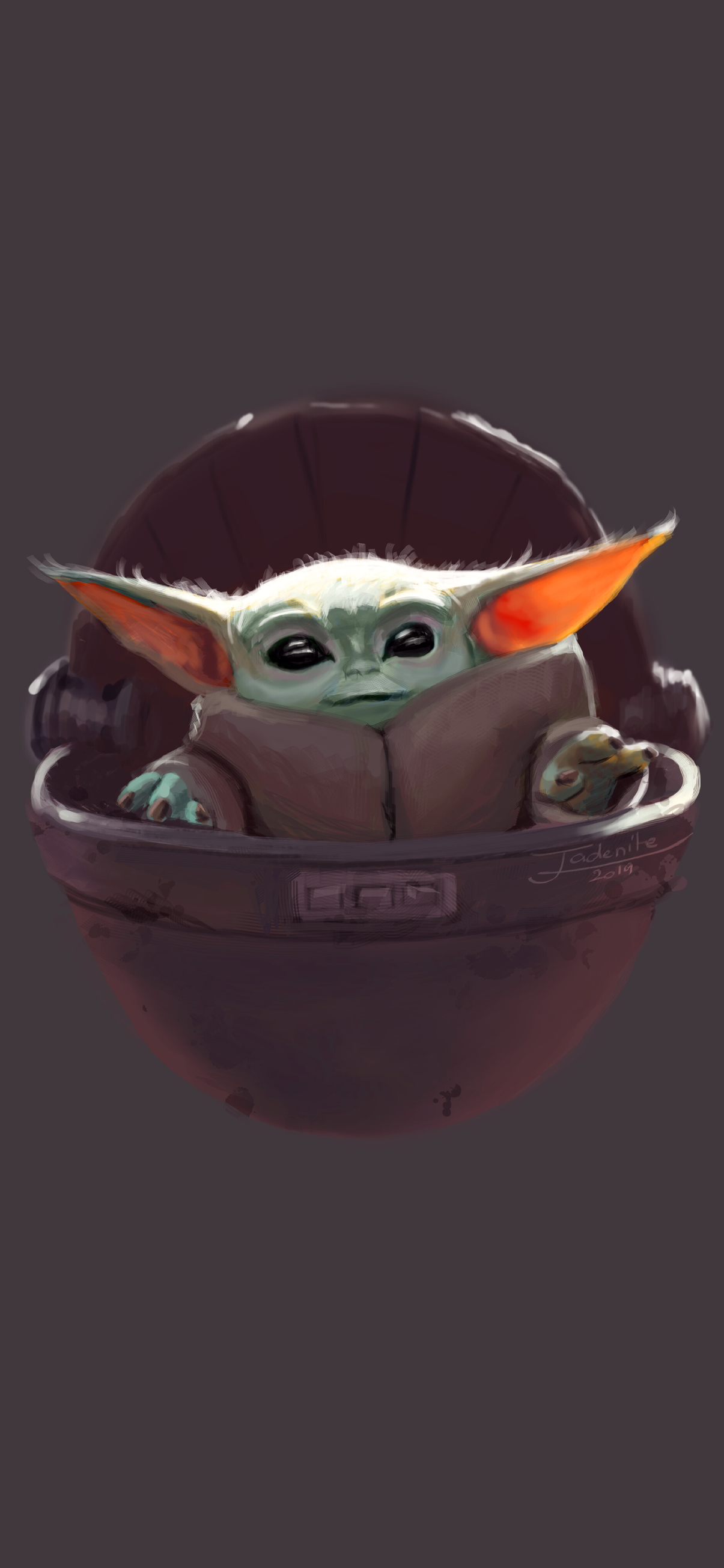 Baby Yoda Wallpaper Ios Iphone Android - Baby Yoda Wallpapers Ihpone - HD Wallpaper 