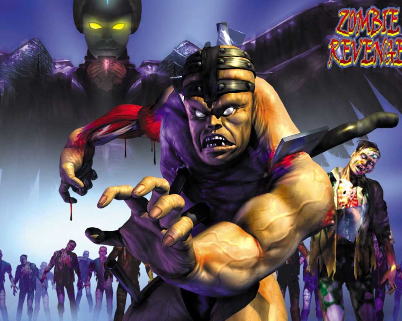 Zombie Revenge Wallpaper - Zombie Revenge Sega - HD Wallpaper 