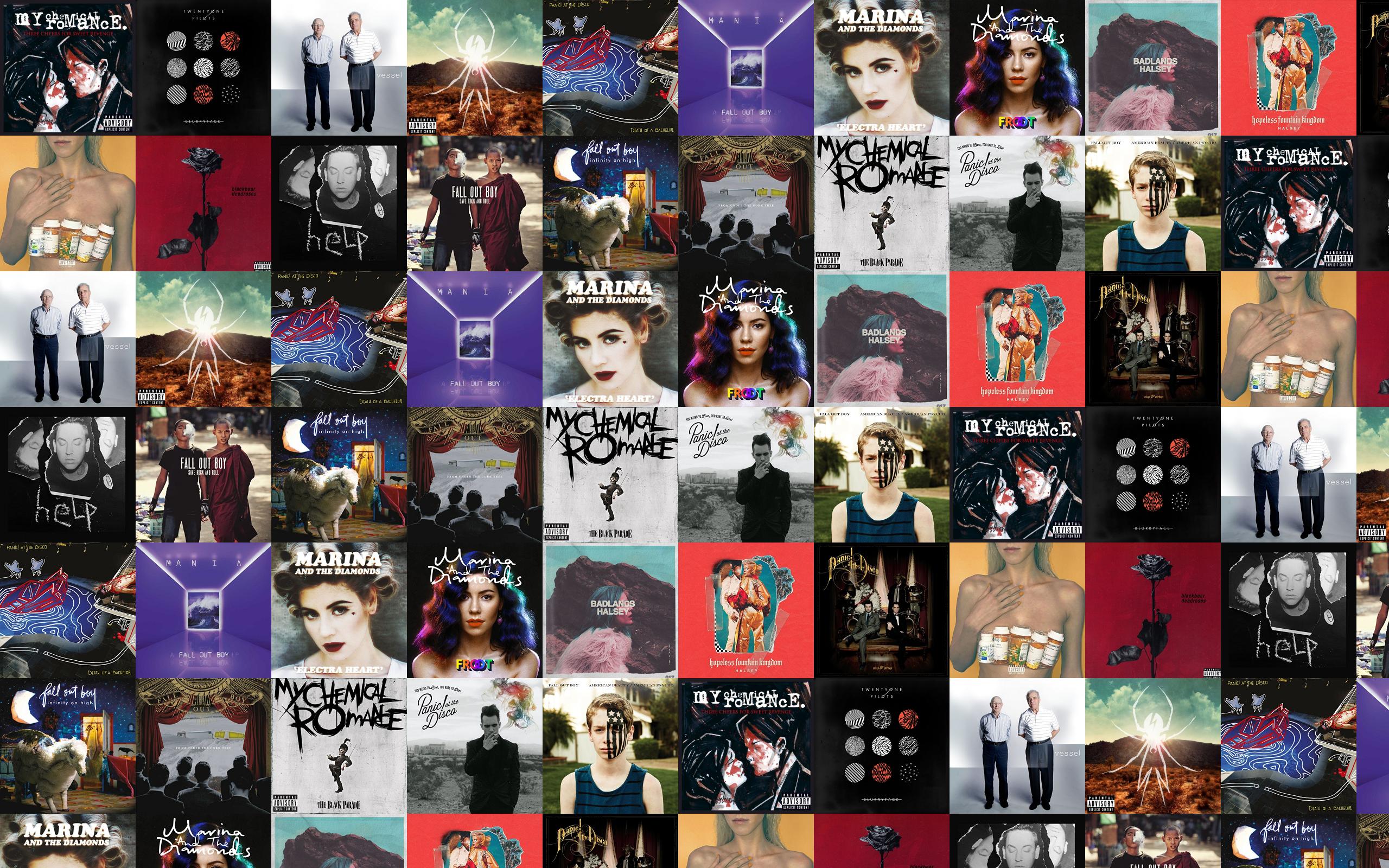 Fall Out Boy Waterparks Albums Wallpaper Computer - HD Wallpaper 