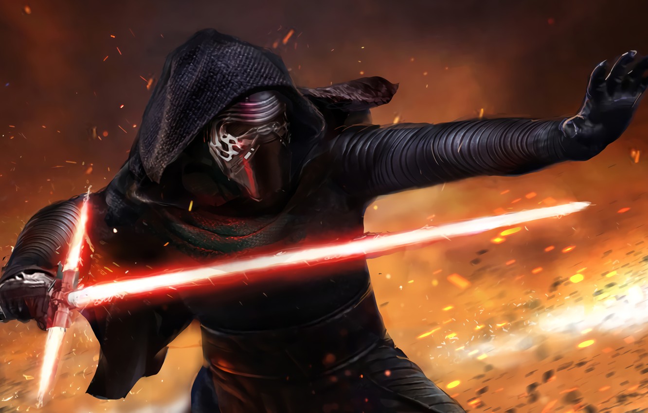 Photo Wallpaper Star Wars, Movie, Star Wars Episode - Kylo Ren Imagenes Hd - HD Wallpaper 