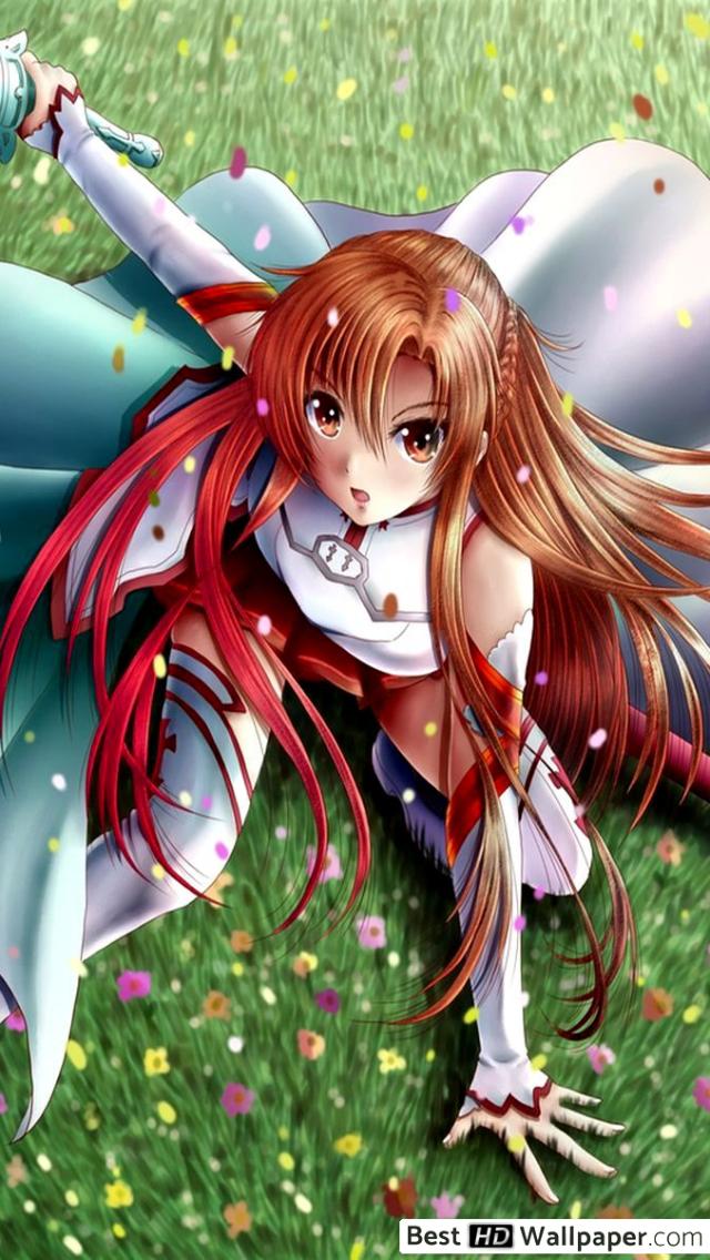 Asuna Yuuki Wallpaper Red - HD Wallpaper 