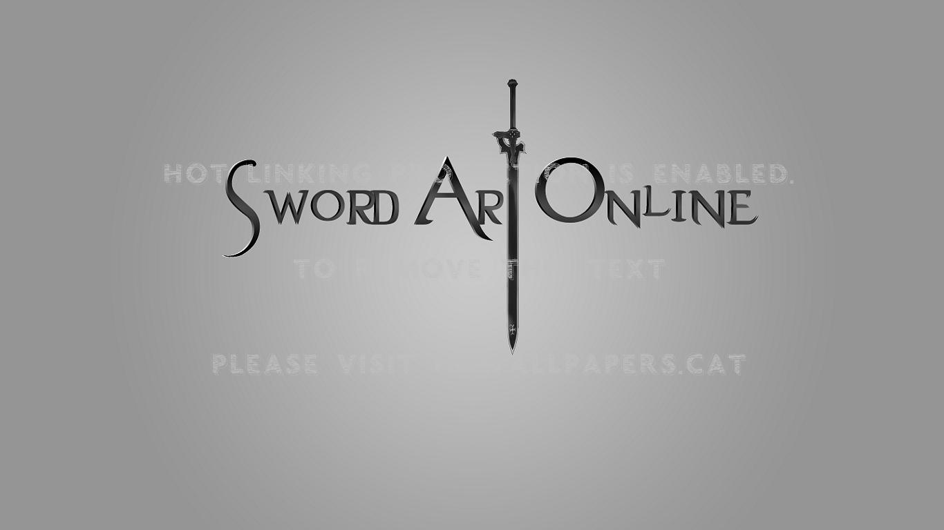 Sword Art Online Desktop Sao Virtual Video - Graphic Design - HD Wallpaper 