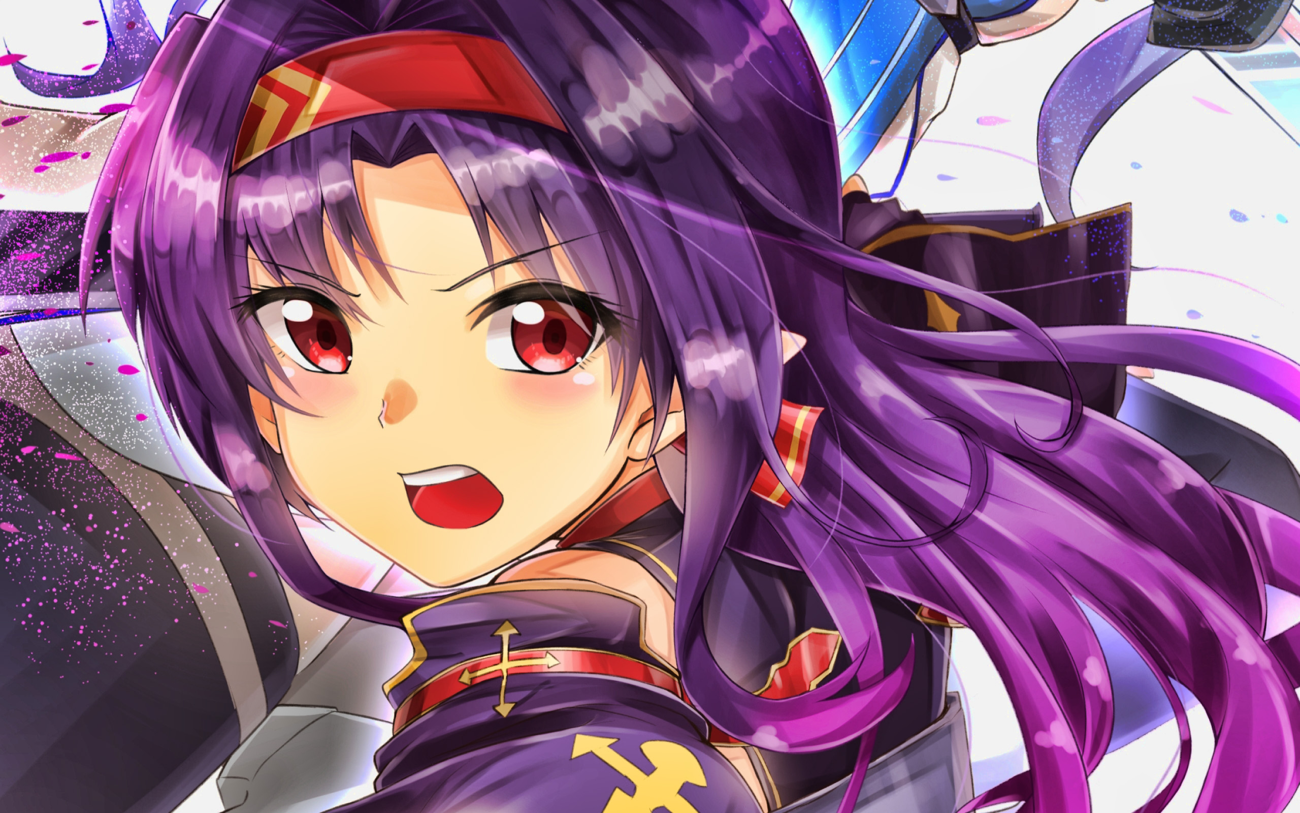 Yuuki Konno, Girl With Purple Hair, Sao, Manga, Sword ...