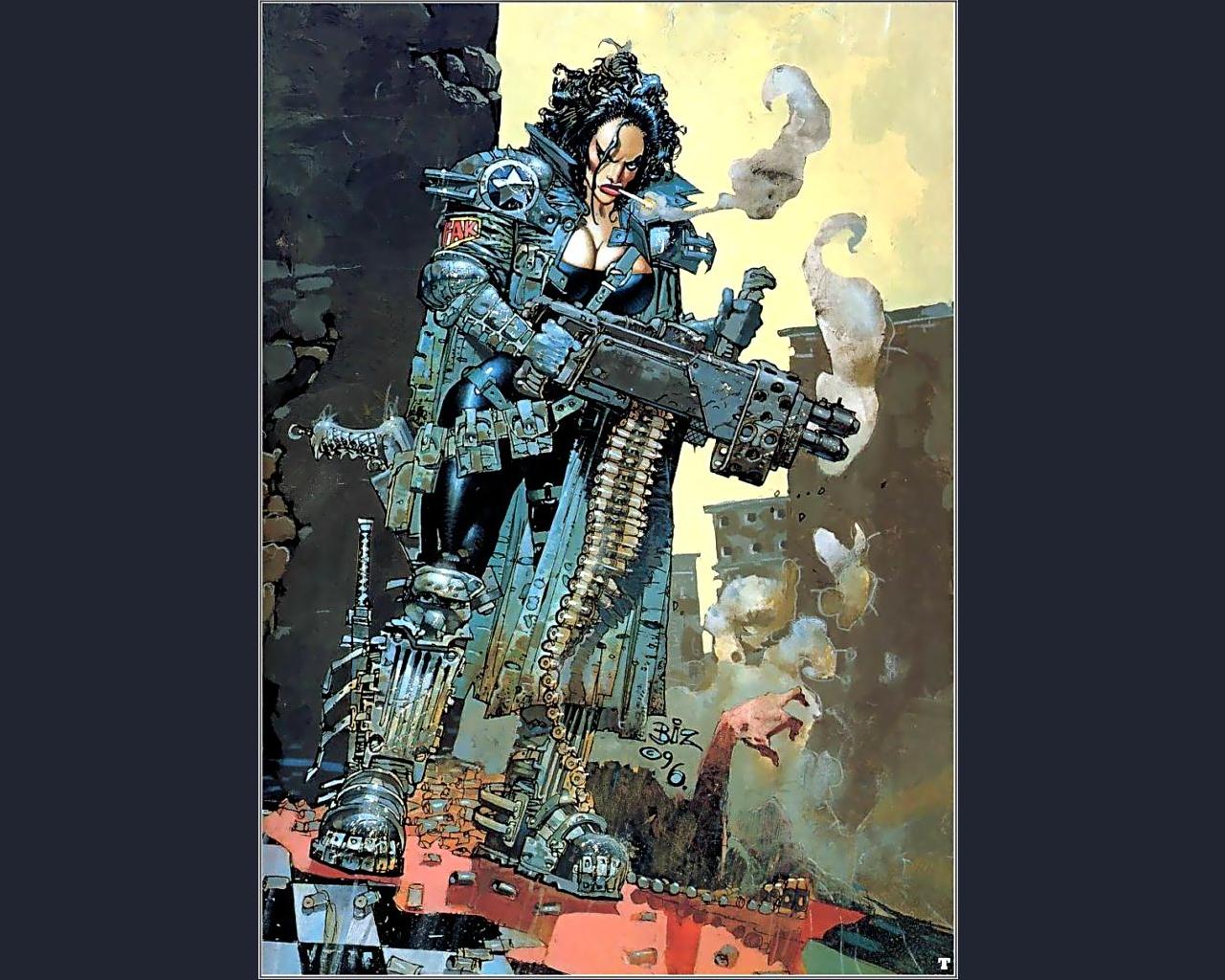 Warhammer 40k Simon Bisley - HD Wallpaper 