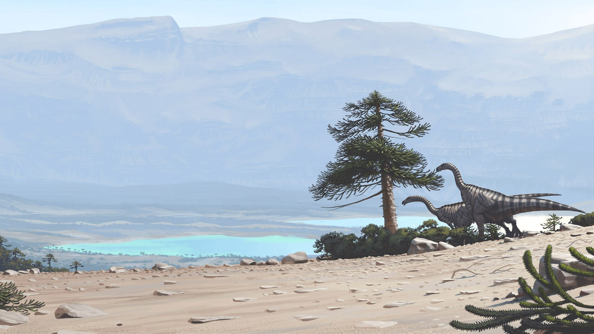 Simon Stålenhag Dinosaur - HD Wallpaper 