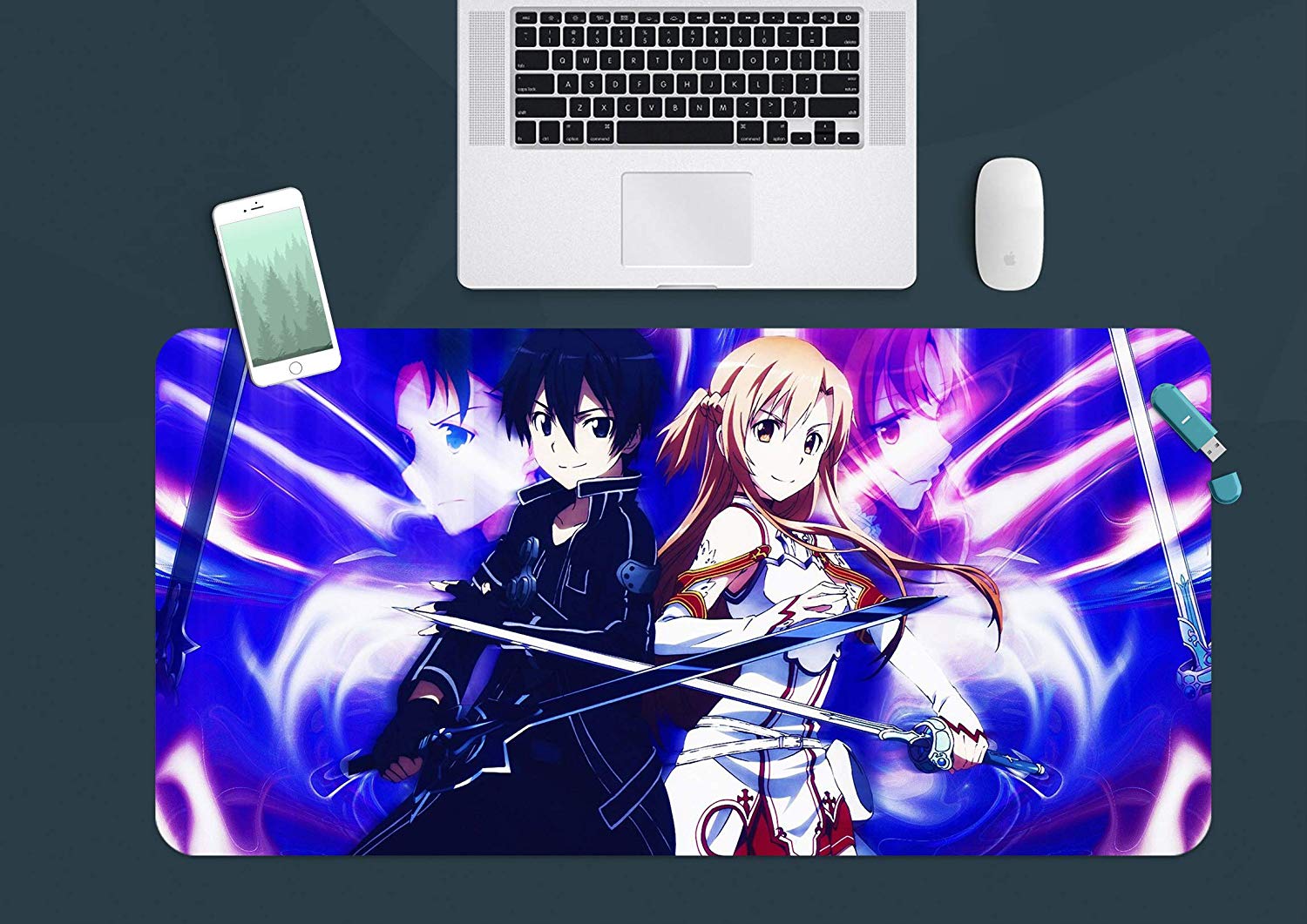 Kirito Y Asuna Peleando - HD Wallpaper 