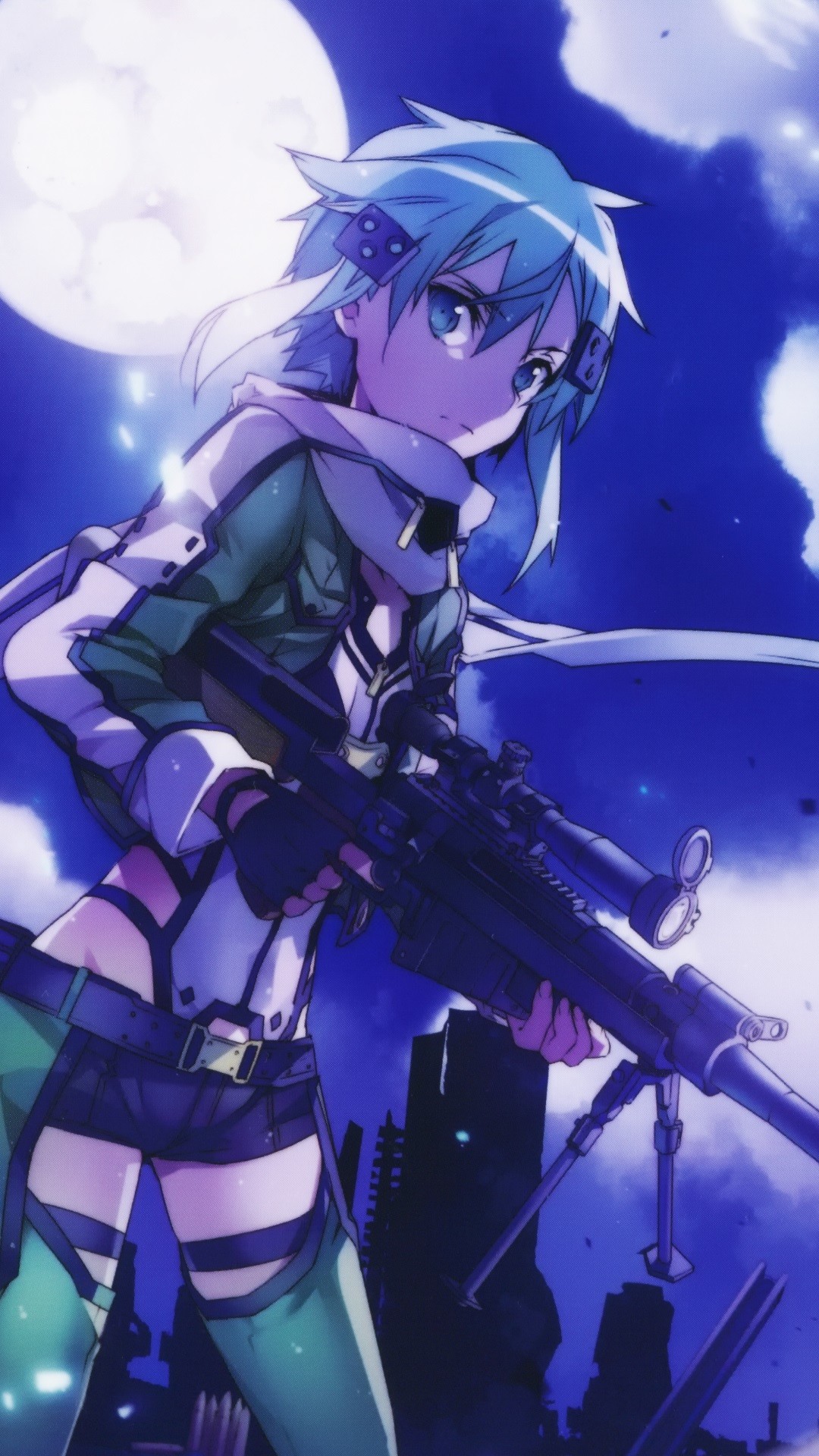 Sword Art Online Ii Mobile Wallpapers 
 Data Src New - Sao Sinon Wallpaper Phone - HD Wallpaper 