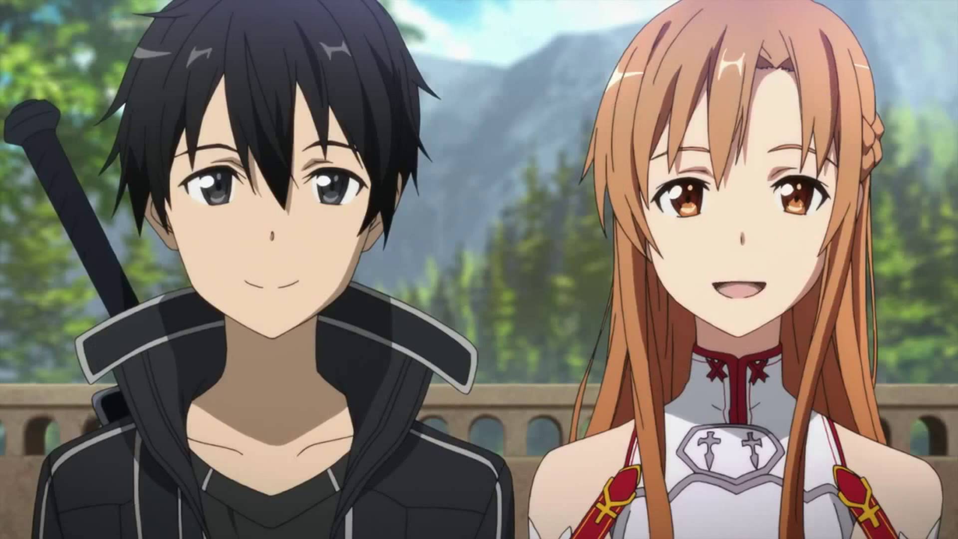 Asuna And Kirito Sao - HD Wallpaper 