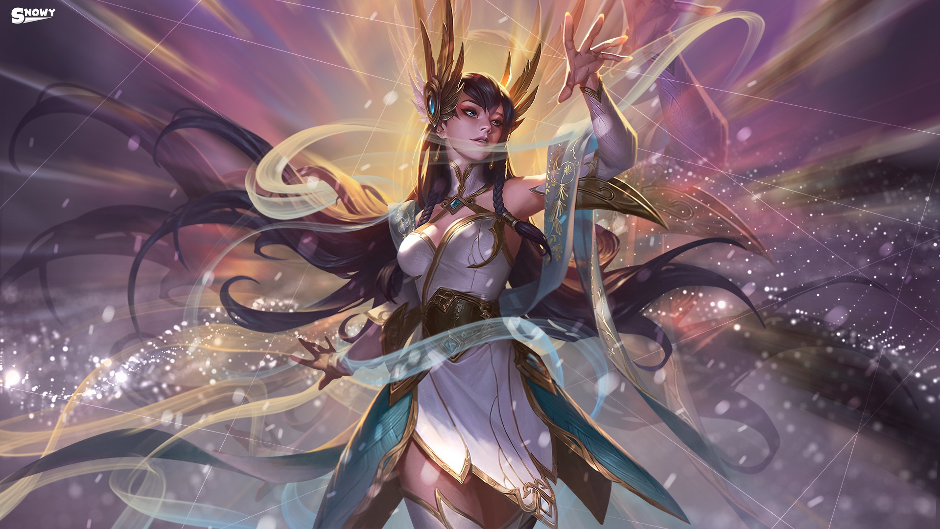 Divine Sword Irelia By Massi001 Hd Wallpaper Background - Irelia Skin Divine Sword - HD Wallpaper 