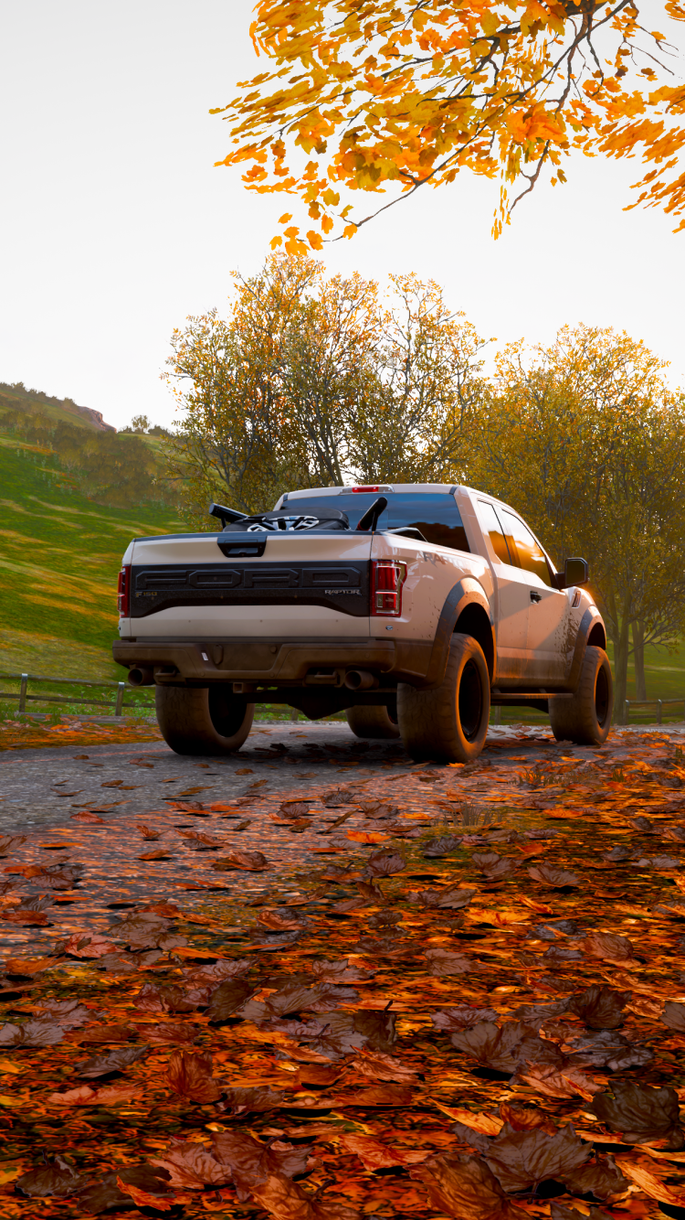 Ford F-150 Raptor, Autumn, Forza Horizon, Trucks - Pickup Truck - HD Wallpaper 