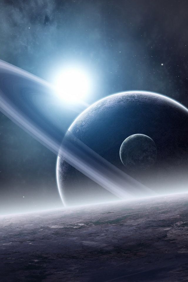 Saturn Planet Wallpaper Iphone - HD Wallpaper 