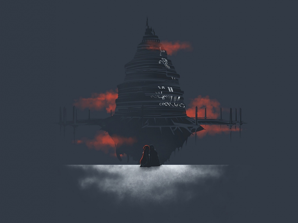 Minimal, Sword Art Online, Couple, Anime Wallpaper - Sword Art Online Wallpaper Minimalist - HD Wallpaper 