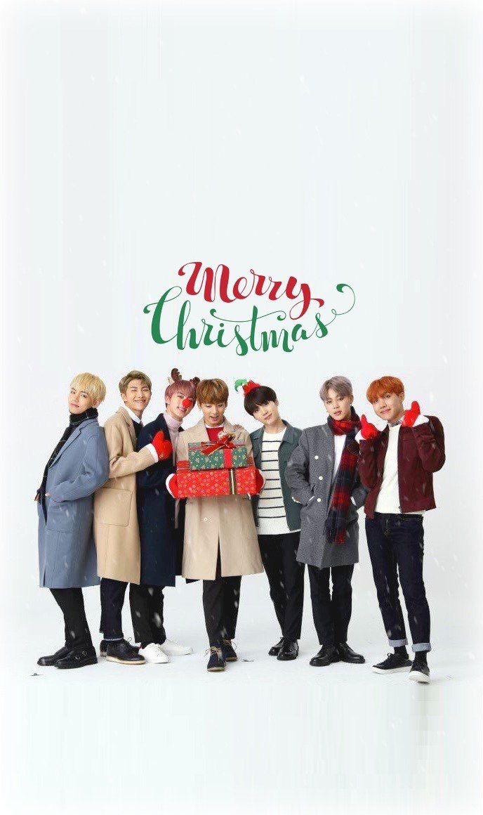 Bts, Bangtan, And Bts Lockscreen Image - Bts Christmas 2016 - HD Wallpaper 