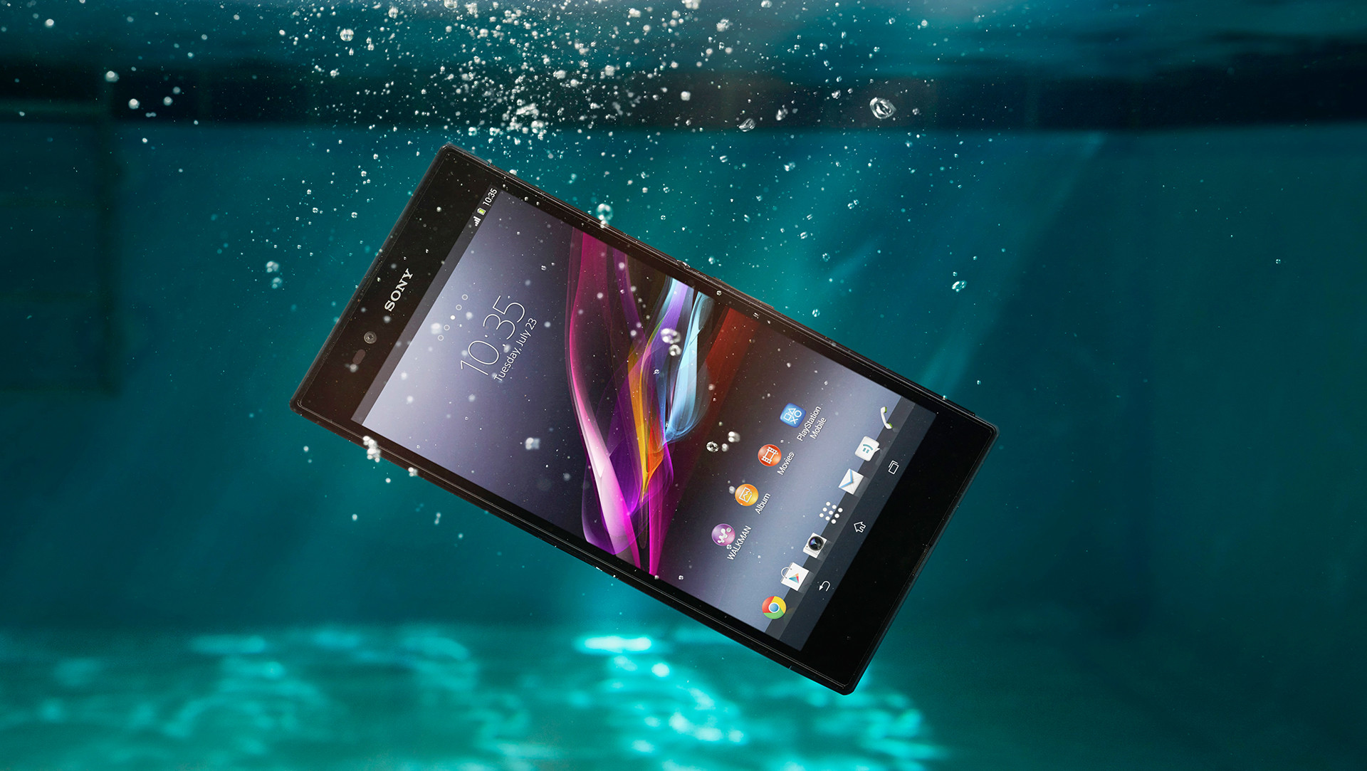 Sony Xperia Z5 Wallpapers Hd - Sony Xperia Z1 In Water - HD Wallpaper 