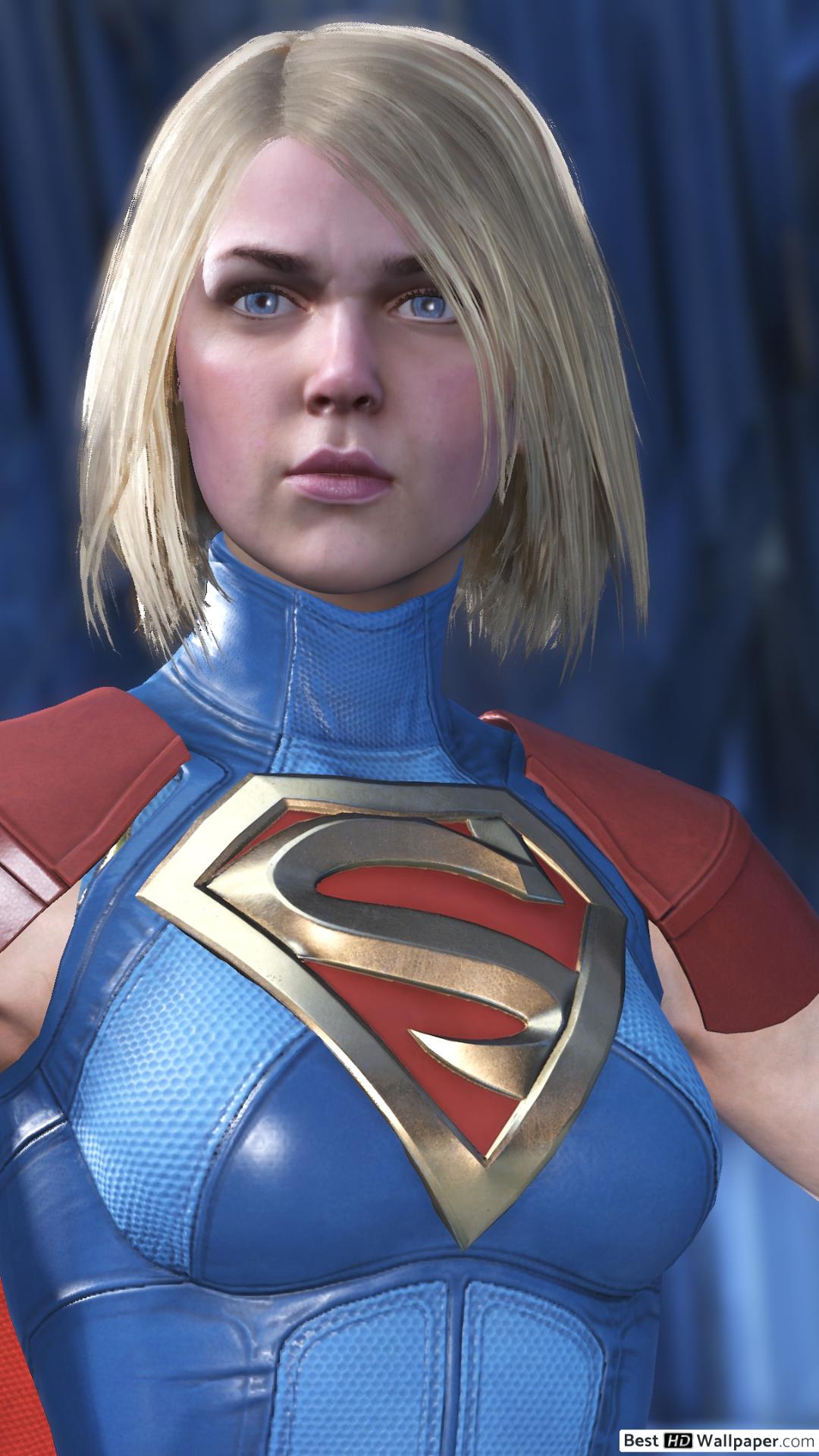 Cute Injustice 2 Supergirl - HD Wallpaper 