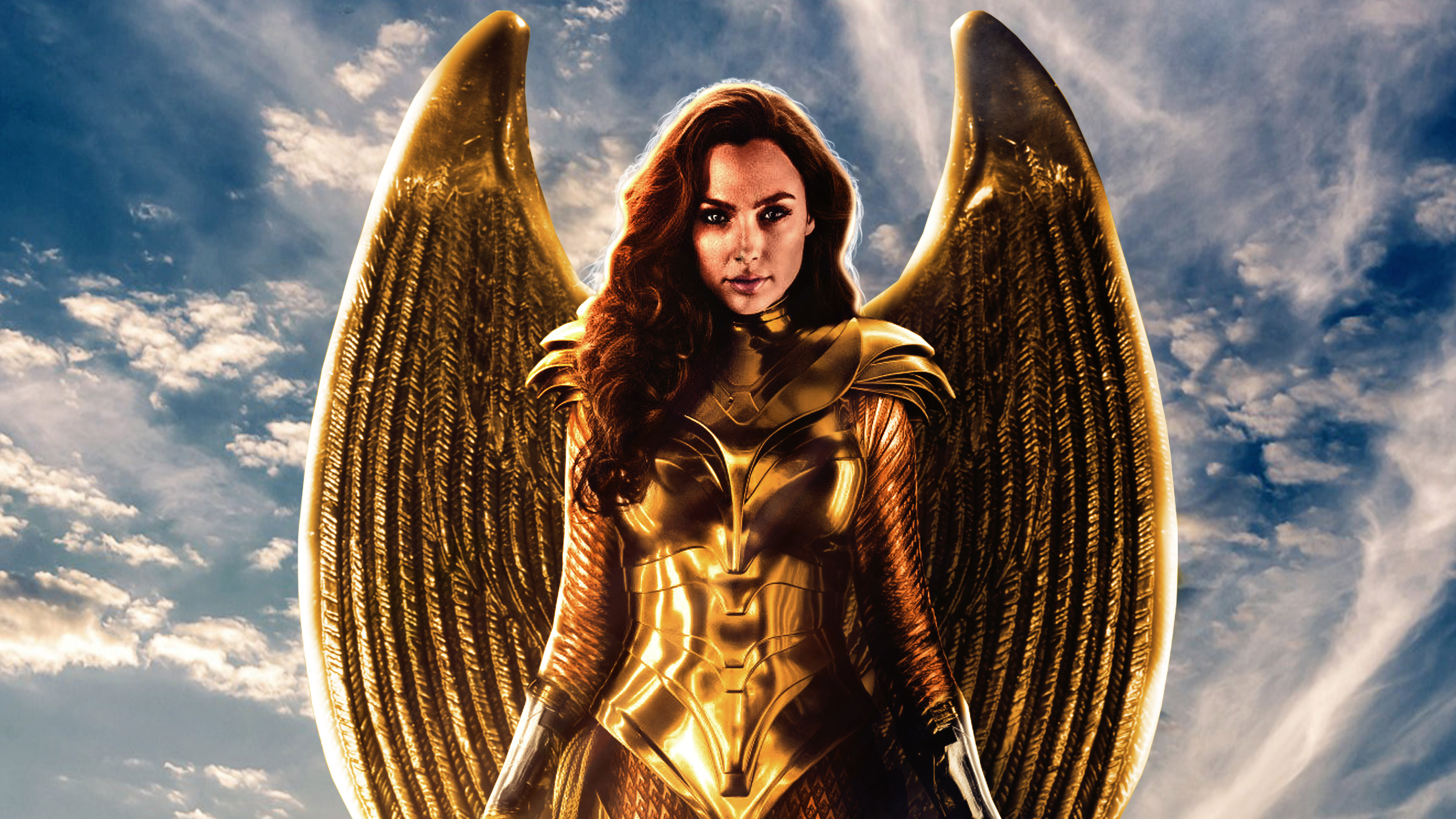 Wonder Woman 1984 Golden Eagle Armor - HD Wallpaper 