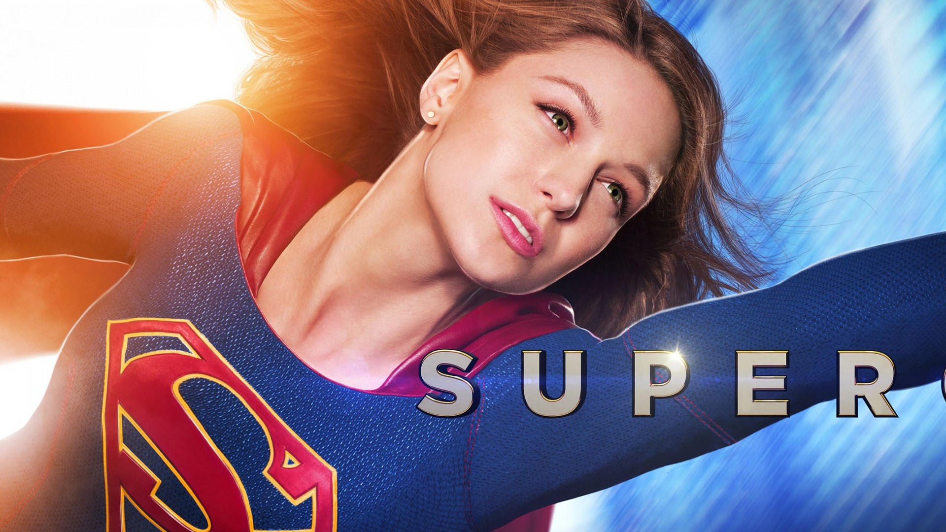 Melissa Benoist Wallpaper - Supergirl Superpowers - HD Wallpaper 