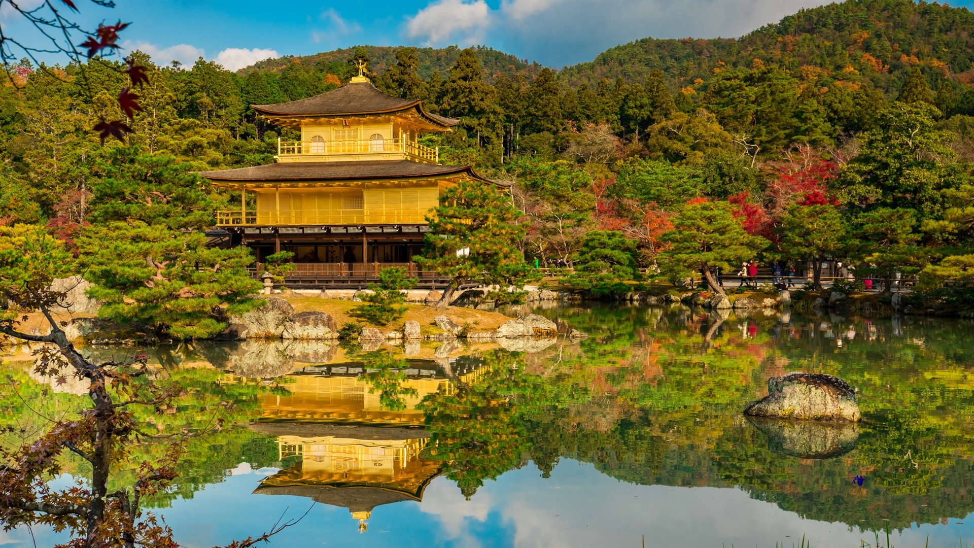 Golden Temple Hd Wallpaper 1920x1080 - HD Wallpaper 