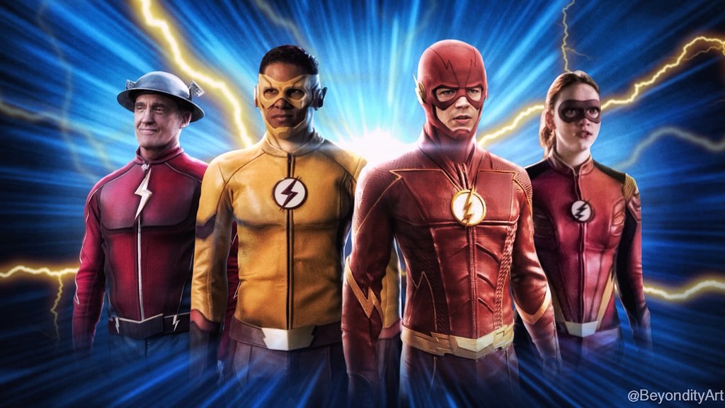 All The Speedsters From The Flash - HD Wallpaper 