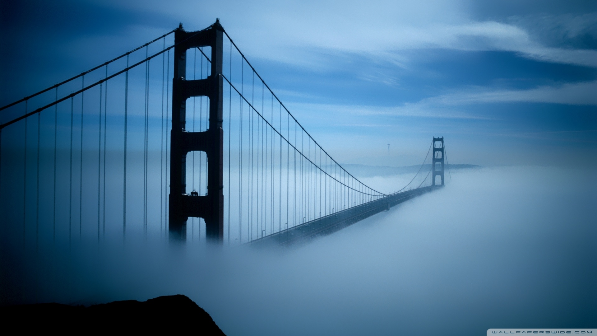 Bridge Hd Wallpapers Backgrounds Wallpaper - Golden Gate Bridge - HD Wallpaper 