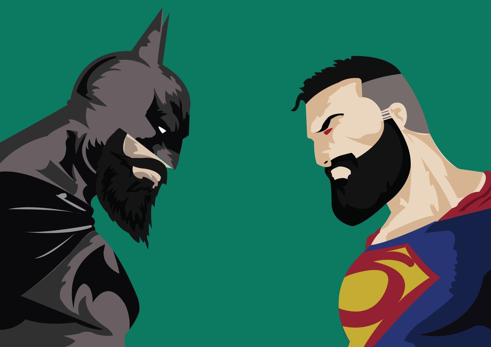 Batman Vs Superman Beard - HD Wallpaper 