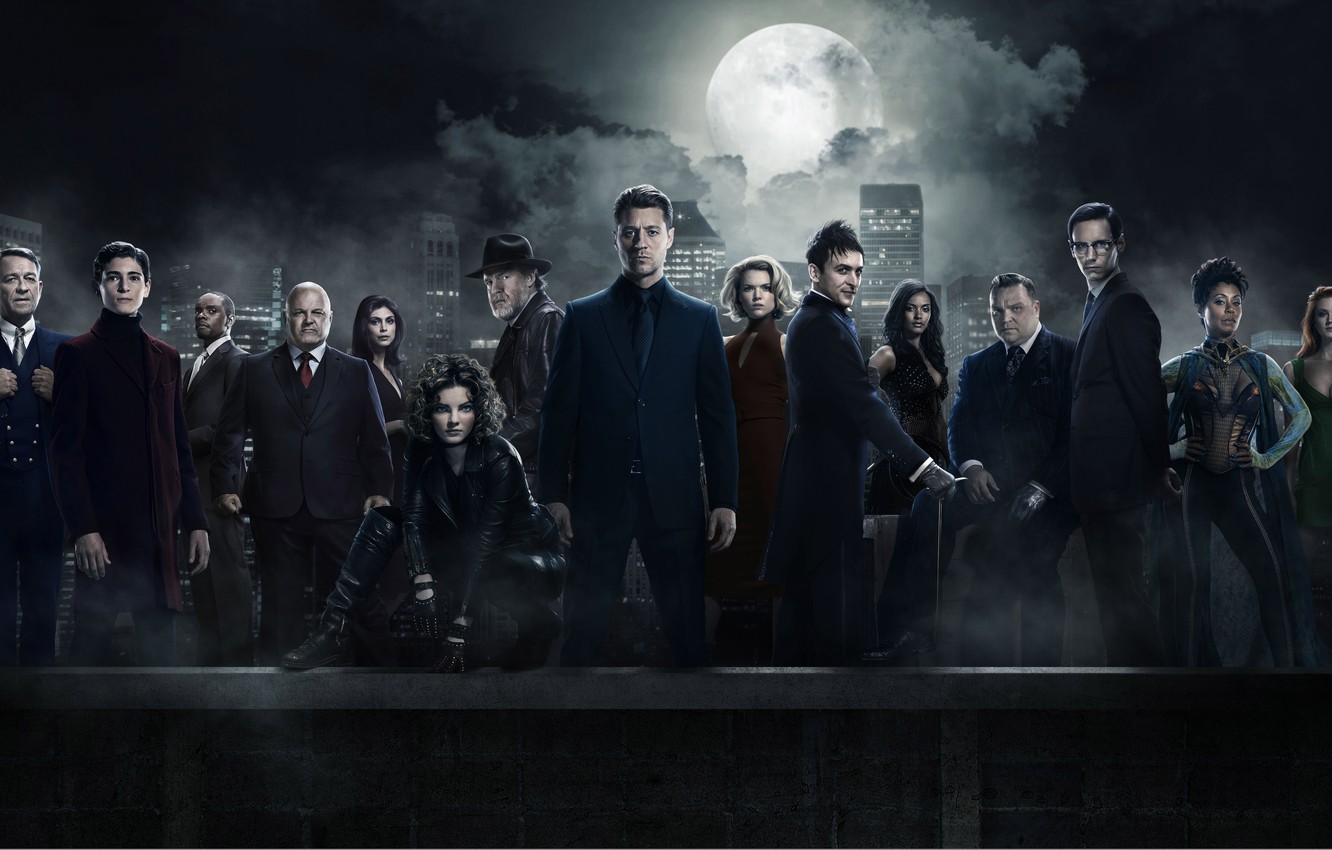 Photo Wallpaper Girl, Batman, Man, Cop, Season 3, Gotham, - Gotham Season 4 Poster - HD Wallpaper 