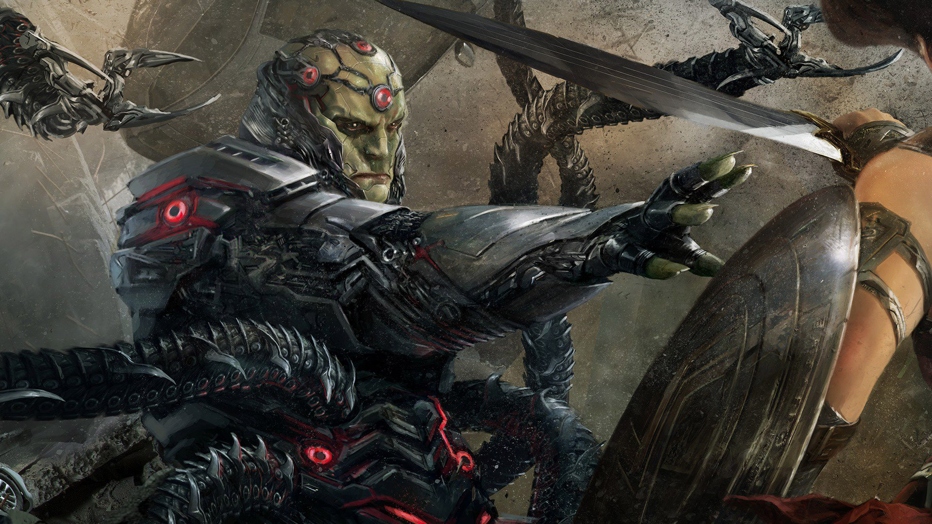 Injustice 2 Wallpaper In - Man Of Steel 2 Brainiac - HD Wallpaper 
