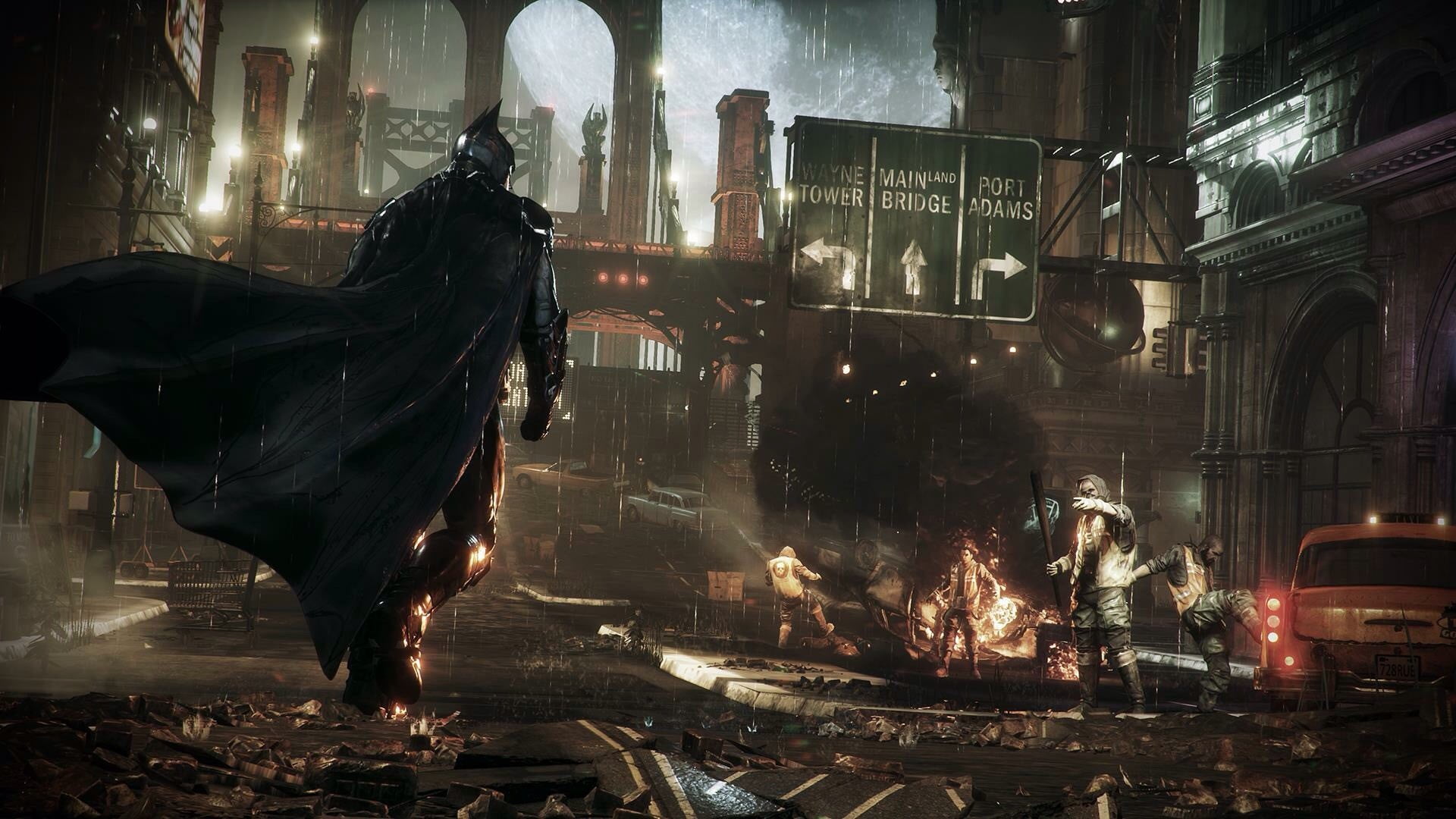 Batman Arkham Knight Wallpaper 4k - HD Wallpaper 