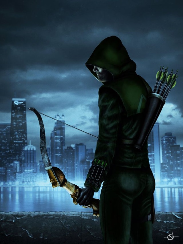 Superhero Wallpapers For Iphone - Green Arrow Wallpaper Cw Iphone - HD Wallpaper 