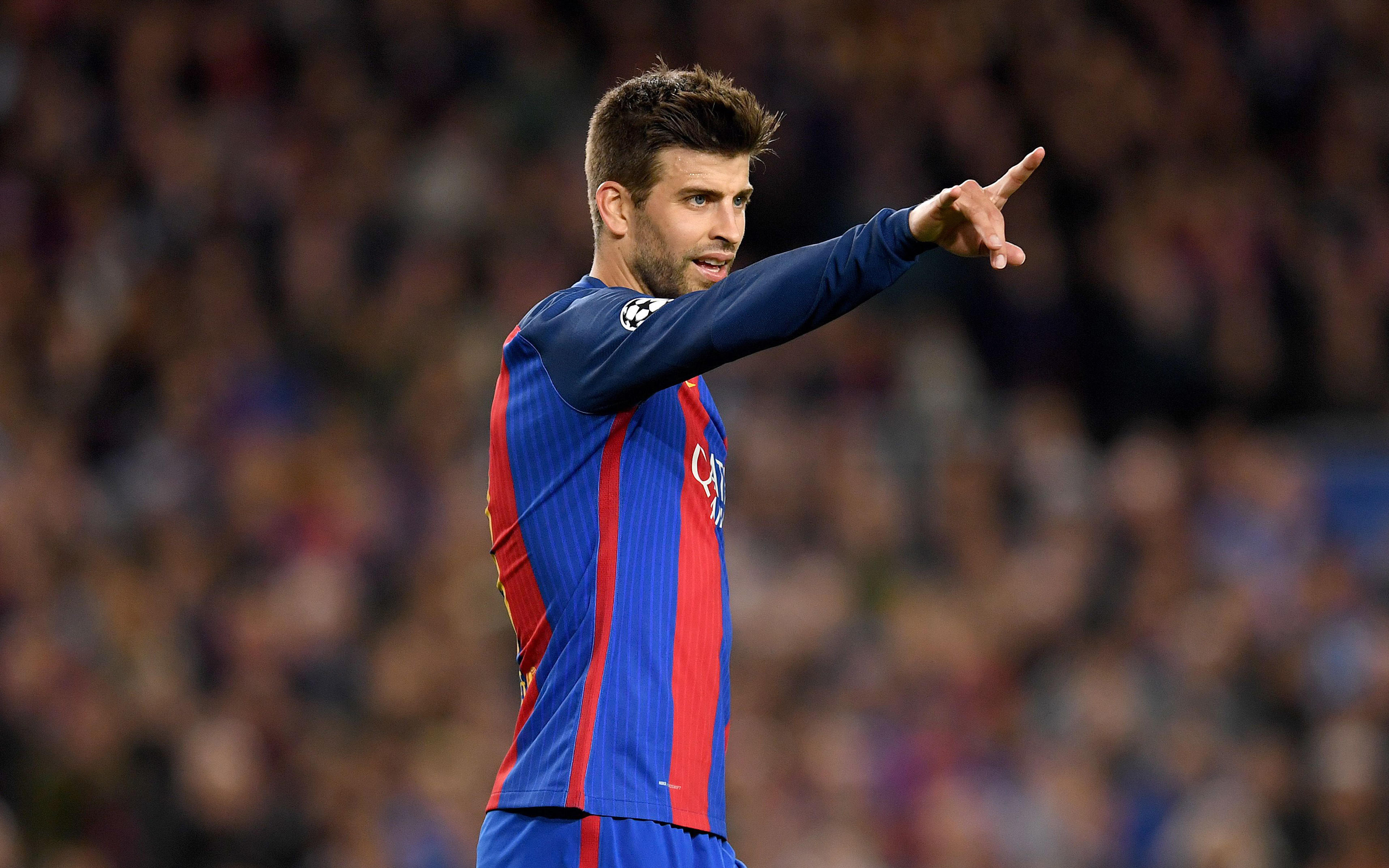 Gerard Pique, 4k, Spanish Footballer, Defender, Barcelona - Descargar Imagenes De Gerard Pique - HD Wallpaper 