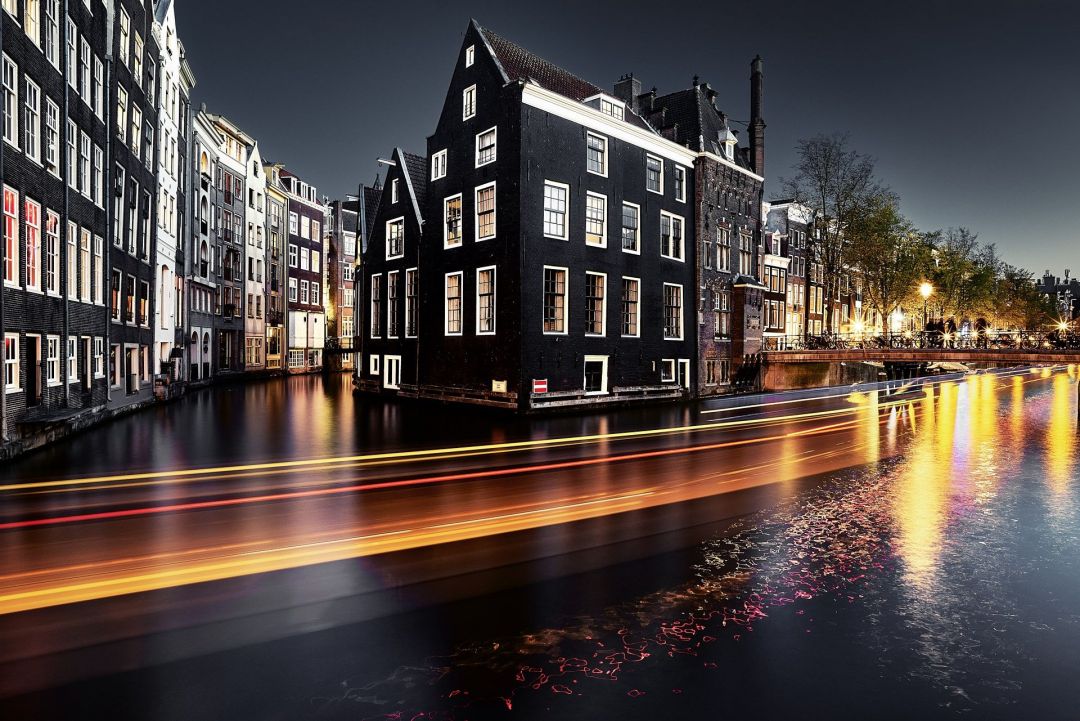 Amsterdam Hd Wallpapers (1080p, 4k) (36707) - Night Amsterdam Wallpaper Desktop - HD Wallpaper 