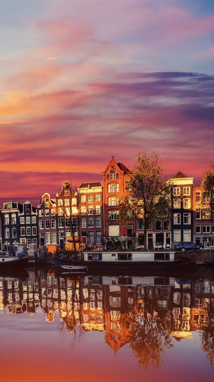 Amsterdam Wallpaper Iphone X - HD Wallpaper 